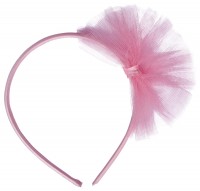 4 small ballerina headbands pink