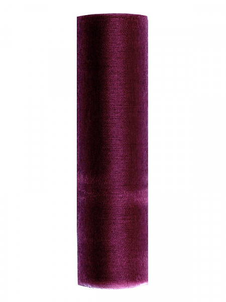 Tessuto organza Julie rosso bordeaux 9m x 16cm 2