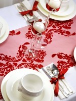 Preview: Bollywood red organza 9m x 36cm
