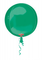 Orbz folieballong grön 38 x 40cm