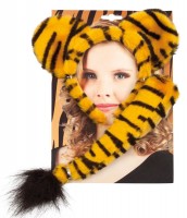 Oversigt: Elegant tiger kostume sæt 2 stk