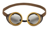 Stylische Steampunk Fliegerbrille