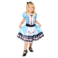 Costume da bambina Alice riciclato