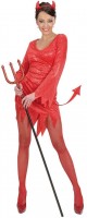 Vorschau: Teufelin Sandy Pailletten-Kostüm