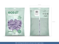 100 Eco Pastell Ballons lavendel 26cm