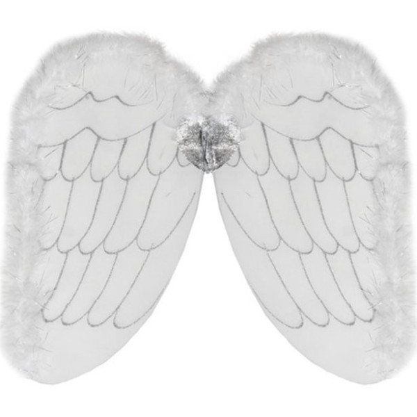 Białe skrzydła anioła dla dzieci