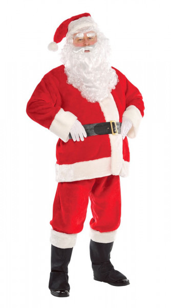 Deluxe Santa Claus Costume Set for Men 7 Pcs.