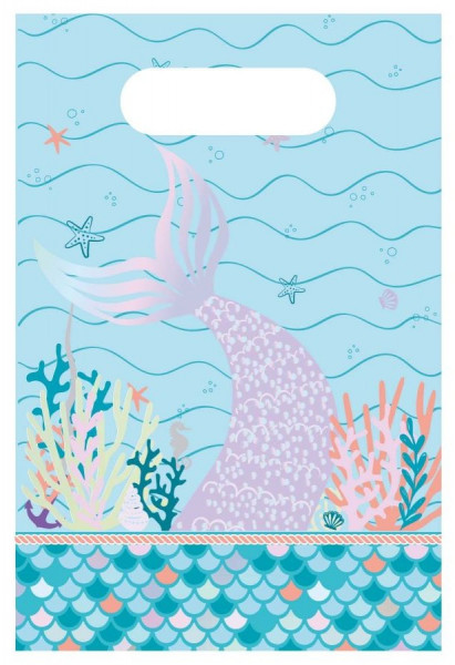 8 sacchetti regalo Mermaid Dream