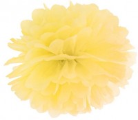 Aperçu: Pompon Romy jaune citron 35cm