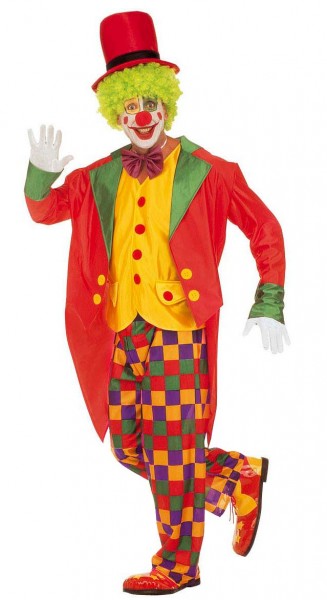 Färgglad Blinky The Clown-dräkt