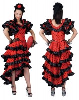 Flamenco Tänzerin Damenkostüm