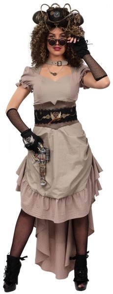 Ruched steampunk dress Lady Amber