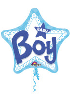 Sternballon Baby Boy 3D