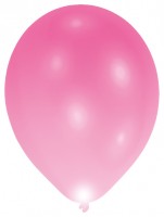 5 LED Luftballons Bunt 24h Brenndauer