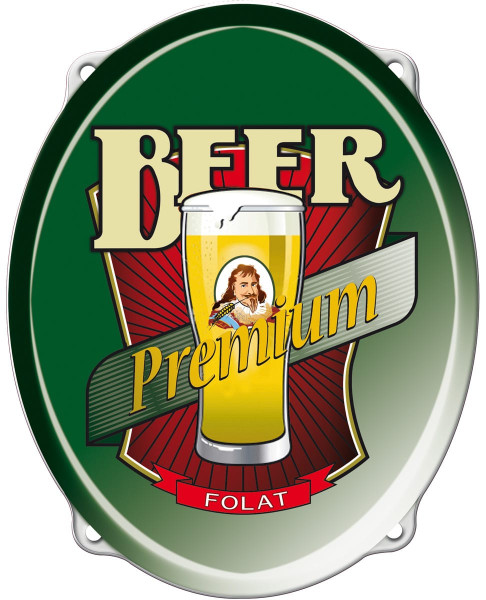 Cartel premium festival de la cerveza 24 x 43 cm