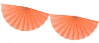 Förhandsgranskning: Rosettgirlang Daphne mandarin 3m x 40cm