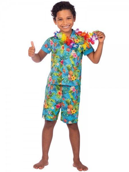 Dwuczęściowy zestaw kostiumów hawajskich dla dzieci