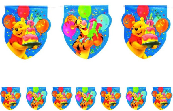 Winnie the Pooh Happy Birthday pennant chain 330cm