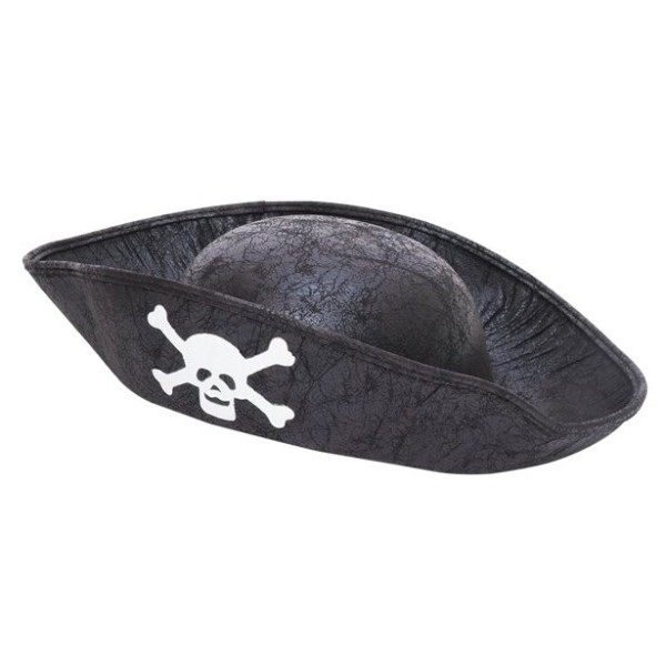 Cappello da pirata con teschio per bambini
