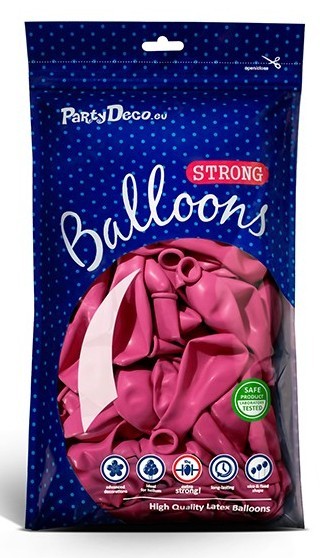 100 ballonnen Candy Pink 27cm 2