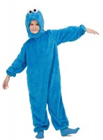 Cookie Monster plush overall for children