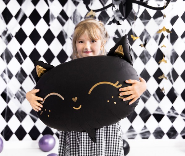 Folieballong Black Cat 48 x 36cm