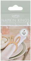 Preview: 6 Easter dream napkin rings 10 x 6.5cm