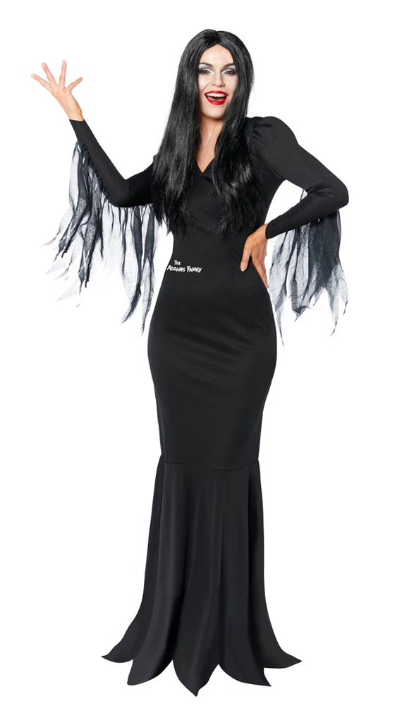▷ Costume Mercoledì Addams nero donna più terrificante di Halloween