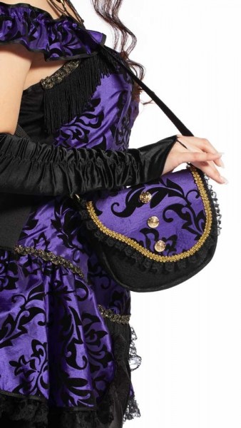 Purple baroque handbag Gaia 2
