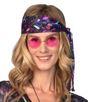 Różowe okulary hipisowskie Sonja