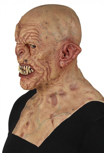 Horror zombie na całą głowę lateksowa maska Deluxe 5
