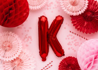 Roter K Buchstabenballon 35cm