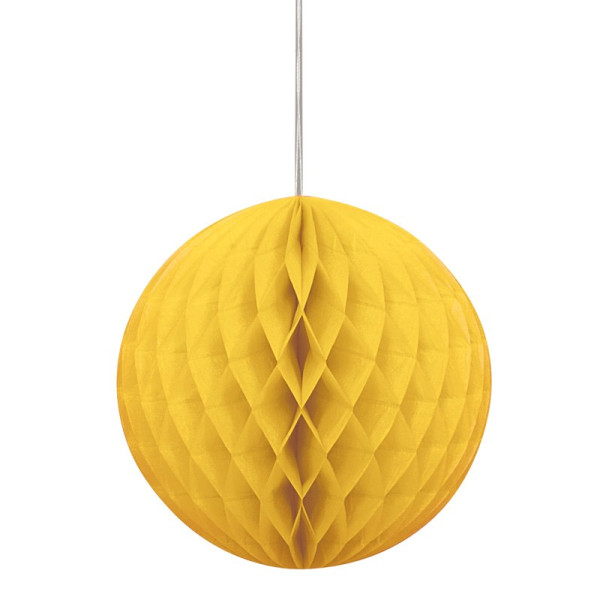 Happy Yellow Honeycomb Ball 20cm
