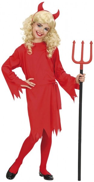 Halloween costume devil red for children