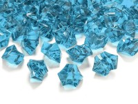 Oversigt: 50 turkis spredte dekorative krystaller