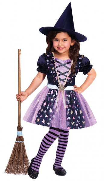 Witch aura starry costume for girls