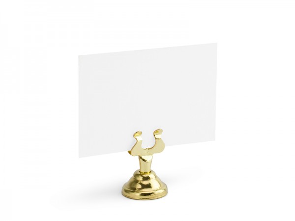 Kartenhalter Delphi gold 4cm