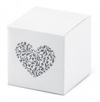 Vista previa: 10 caja con adorno corazón