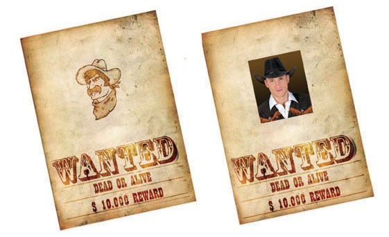 Wild West Wanted Wanted Poster