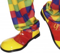 Popsy Clown Schuhe XXL In Gelb Und Rot