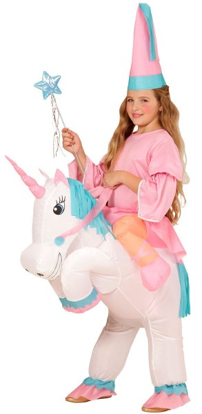 Disfraz inflable de unicornio genial para niños 3