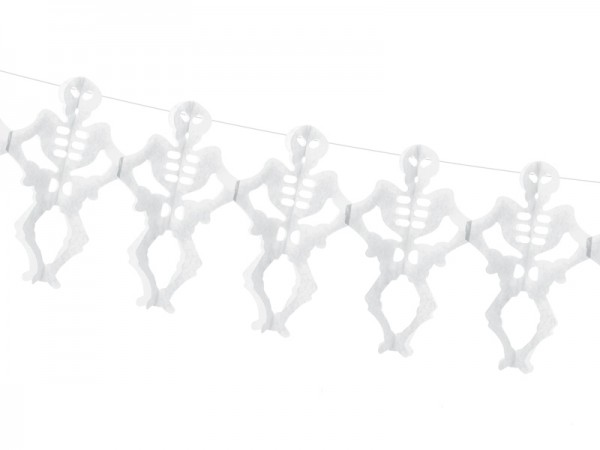 Guirnalda de esqueletos de Boo Town 3m 3