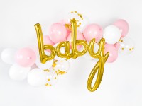 Babyfolieballong guld 73,5 x 73,5cm