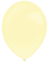 50 balonów lateksowych waniliowo-żółtych 27,5 cm