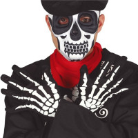 Scary skeleton gloves