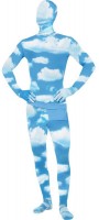 Voorvertoning: Bewolkte blauwe lucht Morphsuit full body pak