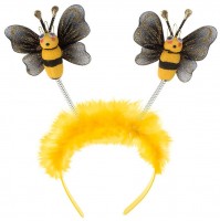 Cerchietto con antenne e api