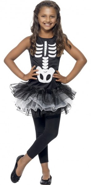 Little Annika skeleton costume