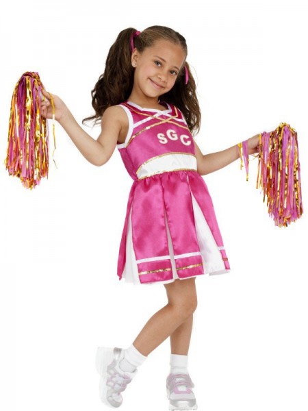 Costume enfant de pom-pom girl sportive