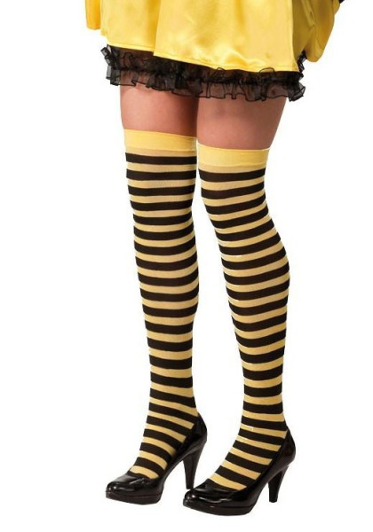 Yellow sexy bees stockings